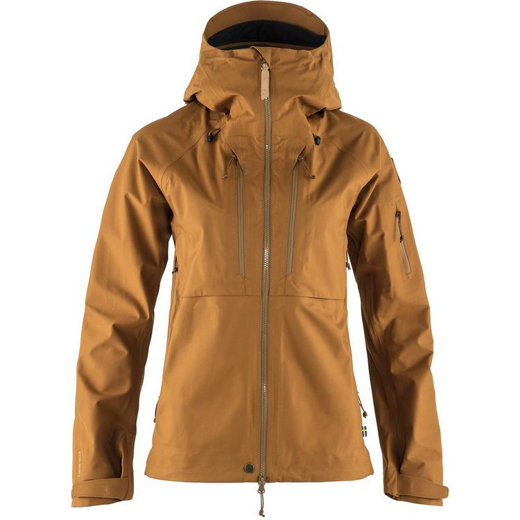 FJ&Auml;LLR&Auml;VEN FJ&Auml;LLR&Auml;VEN Keb Eco-Shell Jacket Funktionsjacke Damen - Kastanie - 1 | SportScheck