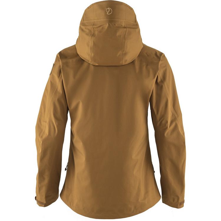 FJ&Auml;LLR&Auml;VEN FJ&Auml;LLR&Auml;VEN Keb Eco-Shell Jacket Funktionsjacke Damen - Kastanie - 4 | SportScheck