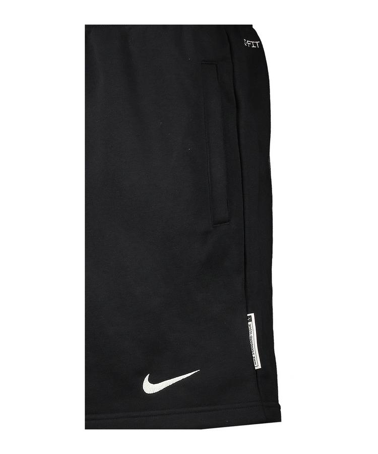 Nike Nike Fleece 8in Short Fu&szlig;ballshorts Herren - schwarzweiss - 0 | SportScheck