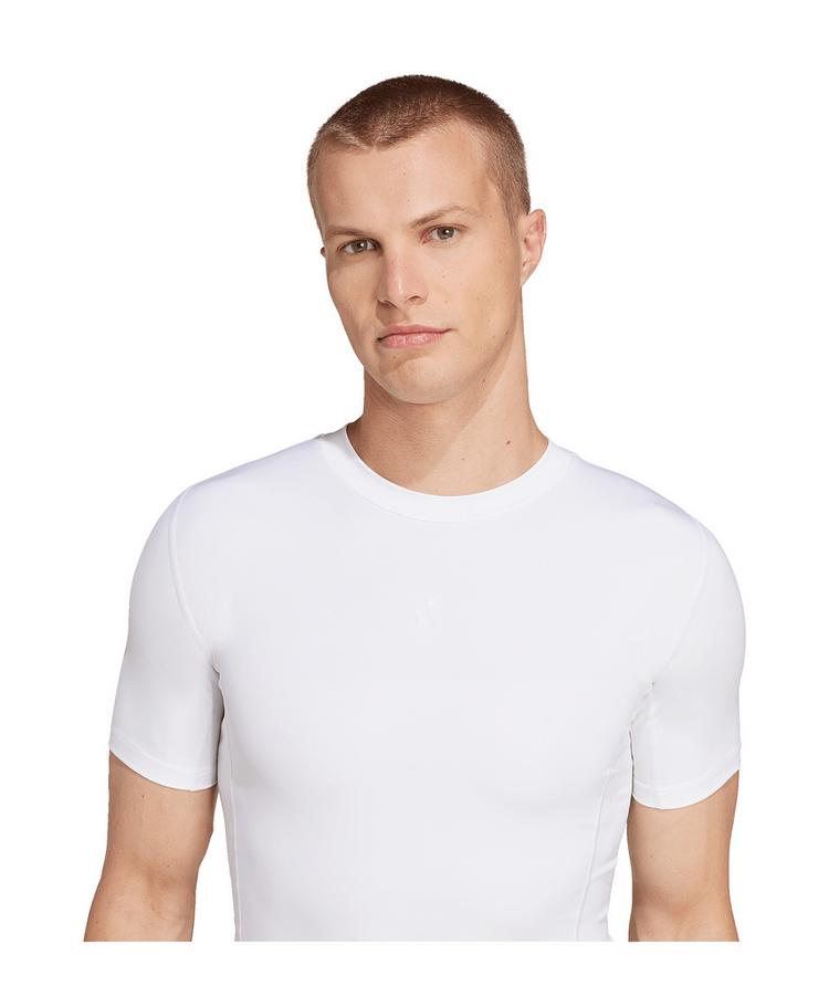 adidas adidas Techfit Longsleeve Wei&szlig; Funktionsshirt Herren - weiss - 0 | SportScheck