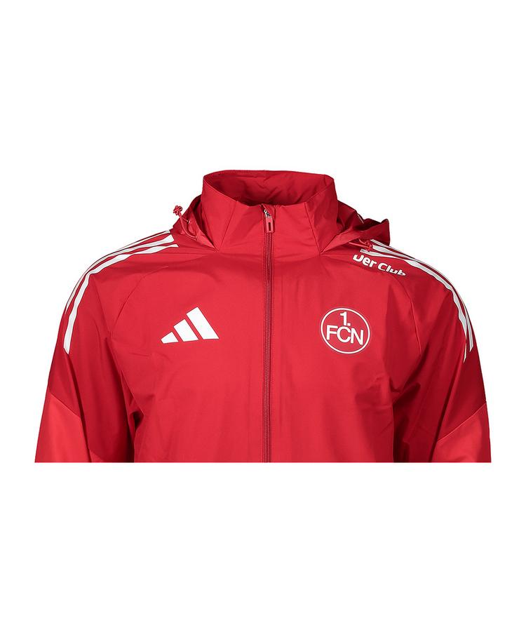 adidas adidas 1. FC N&uuml;rnberg Regenjacke Trainingsjacke - rotrot - 0 | SportScheck
