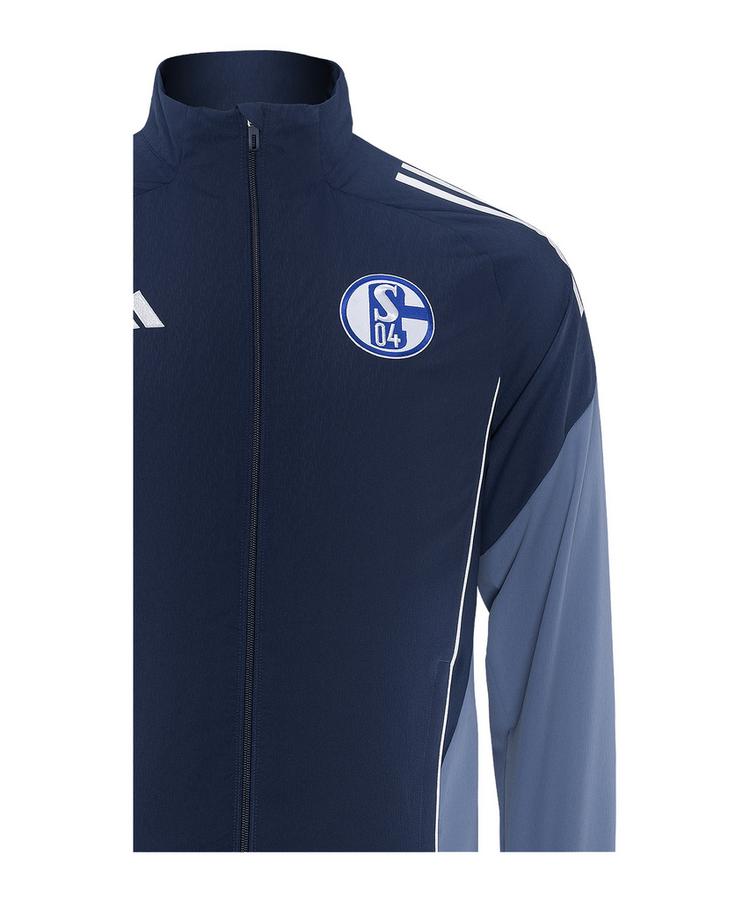 adidas adidas FC Schalke 04 Pr&auml;sentationsjacke Trainingsjacke - blaublau - 1 | SportScheck