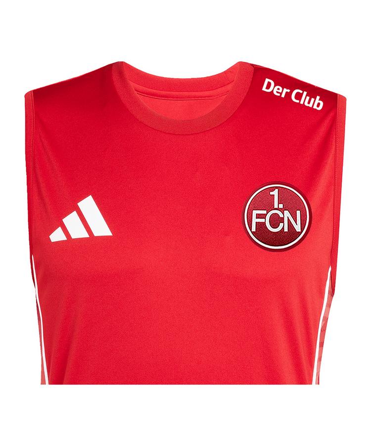 adidas adidas 1. FC N&uuml;rnberg Tanktop T-Shirt - rotrot - 0 | SportScheck