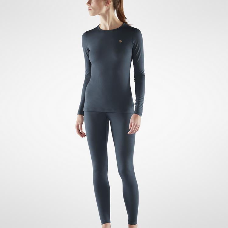 FJ&Auml;LLR&Auml;VEN FJ&Auml;LLR&Auml;VEN Bergtagen Thinwool Long Johns Trekkinghose Damen - Indigo - 3 | SportScheck