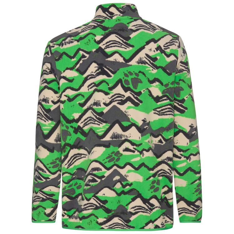 Jack Wolfskin Jack Wolfskin PAW ERA 100 PRINT HZ M Fleecepullover Herren - MOUNTAIN PAW lizard - 0 | SportScheck