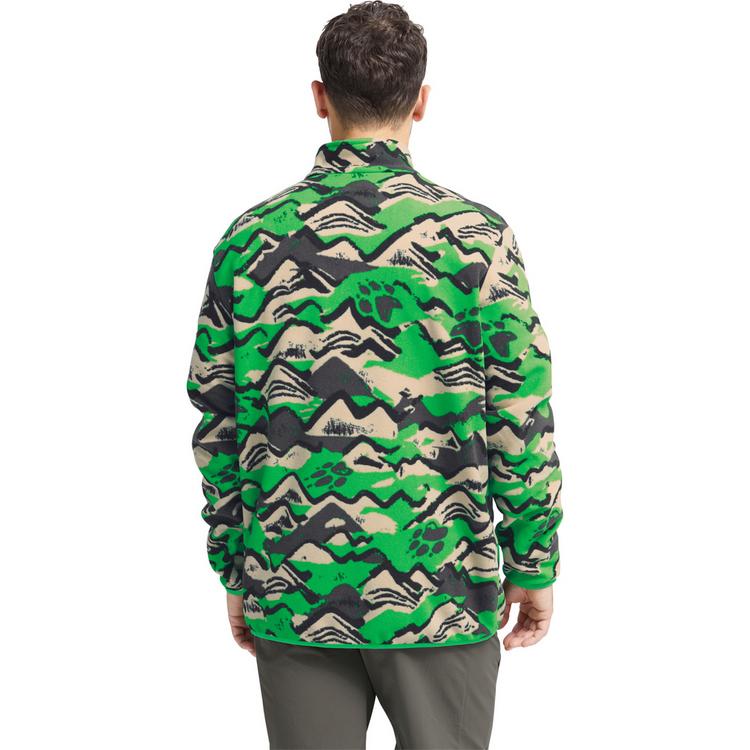 Jack Wolfskin Jack Wolfskin PAW ERA 100 PRINT HZ M Fleecepullover Herren - MOUNTAIN PAW lizard - 1 | SportScheck