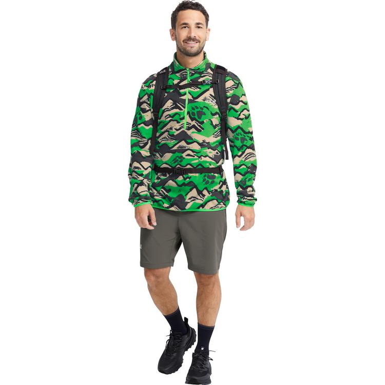 Jack Wolfskin Jack Wolfskin PAW ERA 100 PRINT HZ M Fleecepullover Herren - MOUNTAIN PAW lizard - 2 | SportScheck