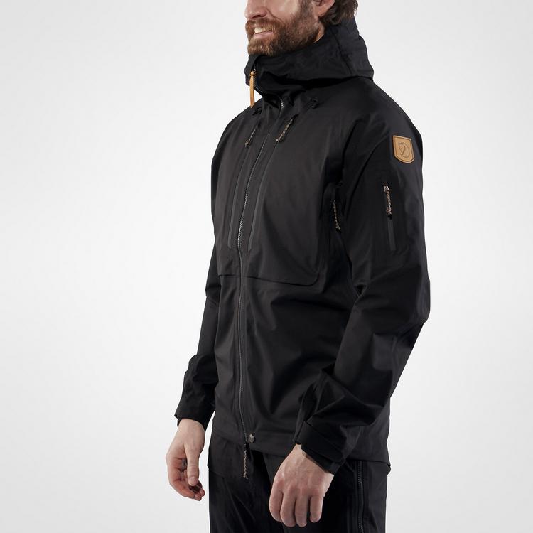 FJ&Auml;LLR&Auml;VEN FJ&Auml;LLR&Auml;VEN Keb Eco-Shell Jacket Trekkinghose Herren - Schwarz - 3 | SportScheck
