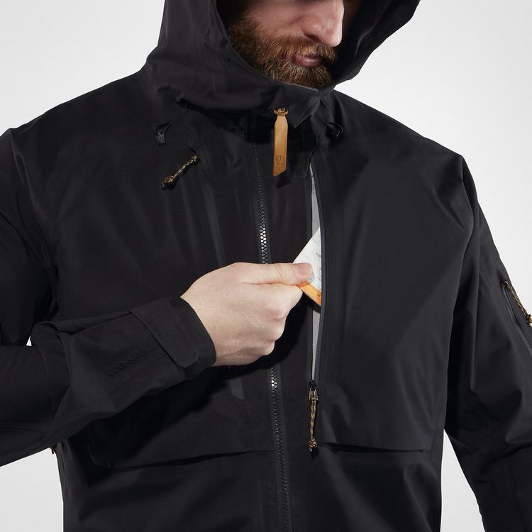 FJ&Auml;LLR&Auml;VEN FJ&Auml;LLR&Auml;VEN Keb Eco-Shell Jacket Trekkinghose Herren - Schwarz - 11 | SportScheck