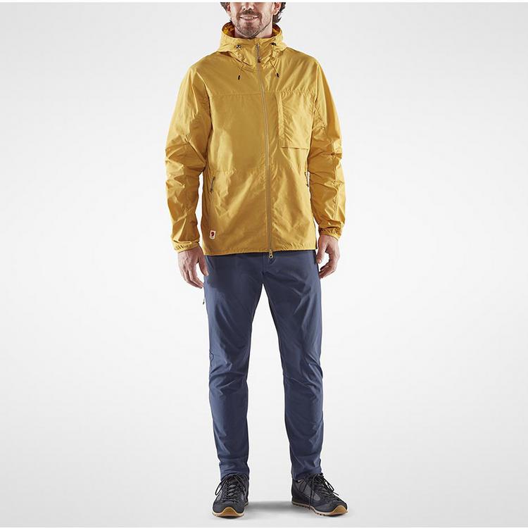 FJ&Auml;LLR&Auml;VEN FJ&Auml;LLR&Auml;VEN High Coast Wind Jacket Funktionsjacke Herren - Senf - 4 | SportScheck