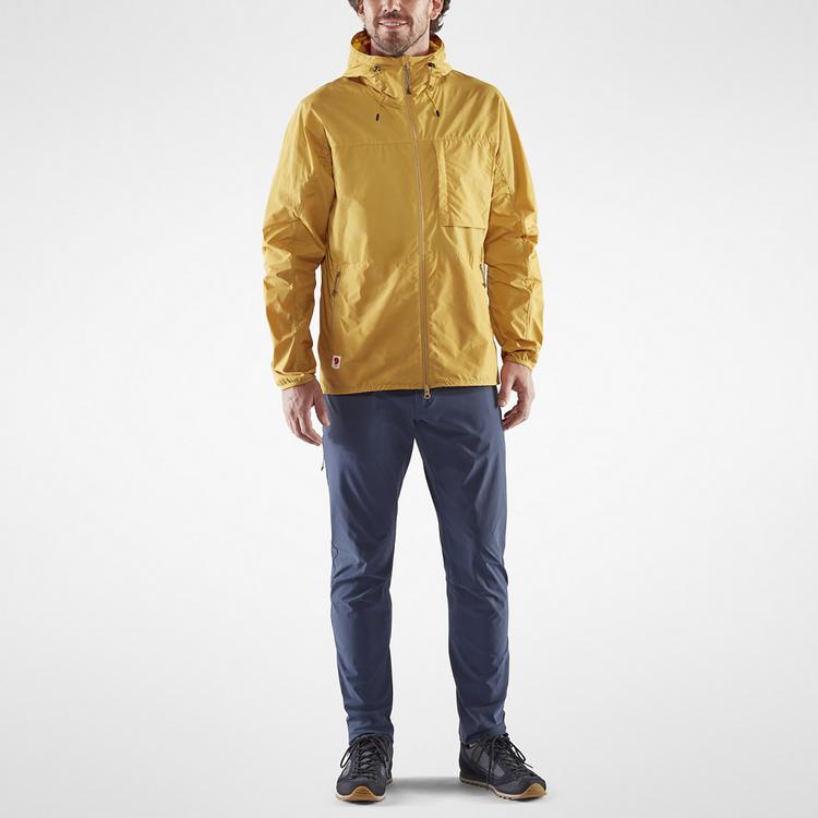 FJ&Auml;LLR&Auml;VEN FJ&Auml;LLR&Auml;VEN High Coast Wind Jacket Funktionsjacke Herren - Senf - 5 | SportScheck