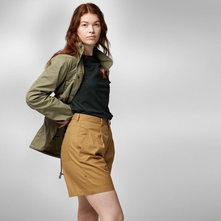 FJ&Auml;LLR&Auml;VEN FJ&Auml;LLR&Auml;VEN Vardag Shorts W Funktionsshorts Damen - Braun - 5 | SportScheck