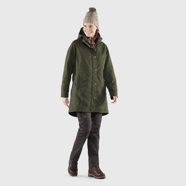 FJ&Auml;LLR&Auml;VEN FJ&Auml;LLR&Auml;VEN Karla Hydratic Outdoorjacke Damen - Tannengr&uuml;n - 1 | SportScheck