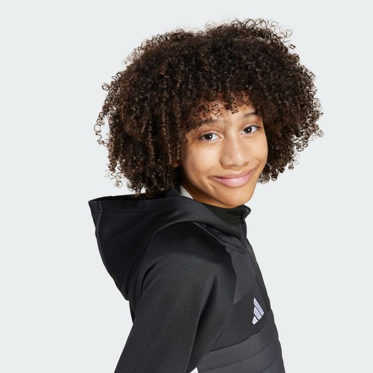 adidas adidas Tiro 25 Essentials Winterized Trainingsanzug Kinder - Black / White - 0 | SportScheck