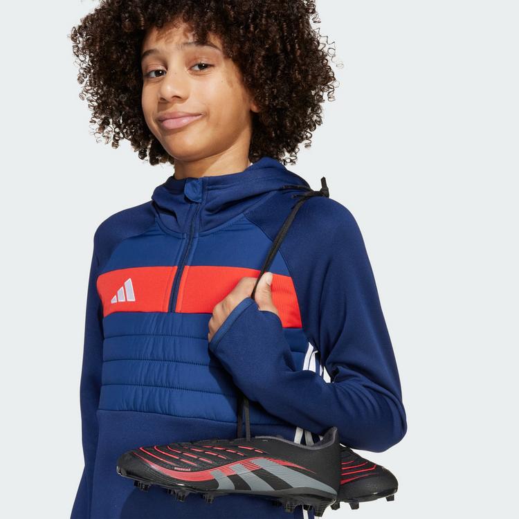 adidas adidas Tiro 25 Essentials Winterized Trainingsanzug Kinder - Team Navy Blue 2 / Red / White - 0 | SportScheck