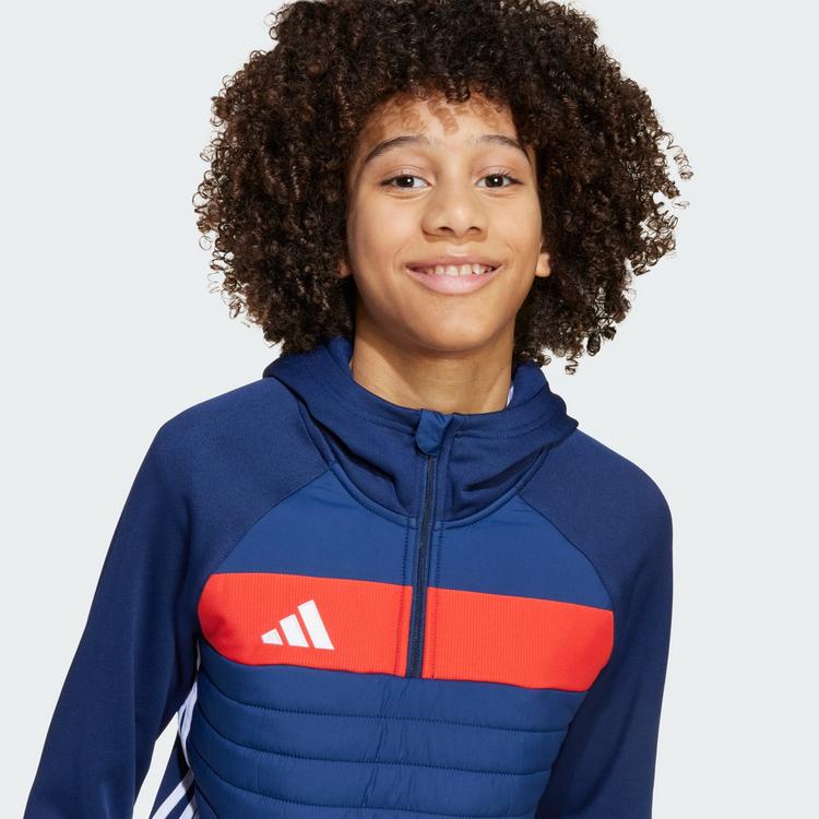 adidas adidas Tiro 25 Essentials Winterized Trainingsanzug Kinder - Team Navy Blue 2 / Red / White - 1 | SportScheck