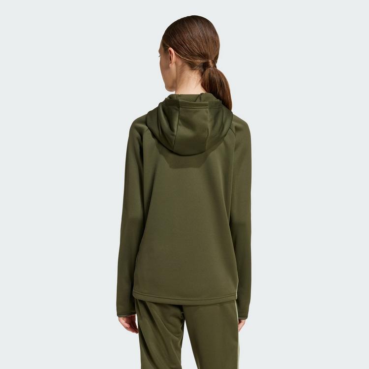 adidas adidas Tiro 25 Essentials Winterized Trainingsanzug Kinder - Night Cargo / Tent Green / Impact Orange - 1 | SportScheck