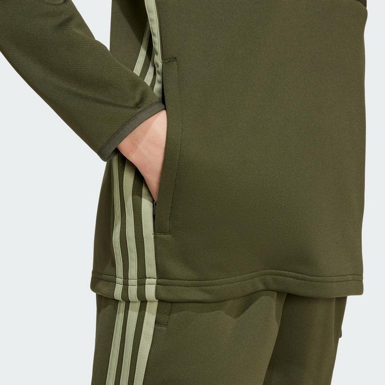 adidas adidas Tiro 25 Essentials Winterized Trainingsanzug Kinder - Night Cargo / Tent Green / Impact Orange - 1 | SportScheck
