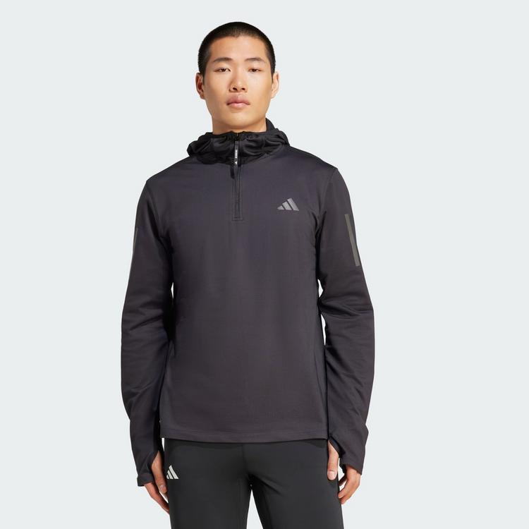 adidas adidas Own The Run Hoodie, winterfest, Funktionssweatshirt Herren - Black - 0 | SportScheck