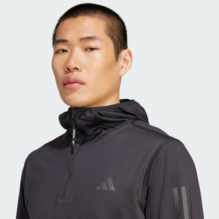 adidas adidas Own The Run Hoodie, winterfest, Funktionssweatshirt Herren - Black - 0 | SportScheck