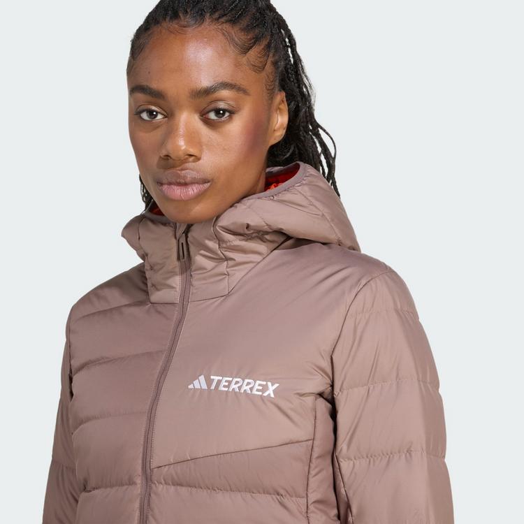 adidas adidas Terrex Multi Light Down CLIMAWARM Outdoorjacke Damen - Earth Strata / Trace Brown - 1 | SportScheck