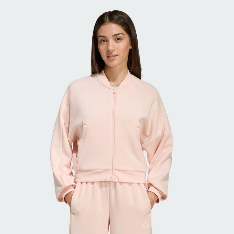 adidas adidas FUTURE ICONS 3-STREIFEN TRAININGSJACKE, Trainingsanzug Kinder - Blush Pink / Pink Tint - 0 | SportScheck
