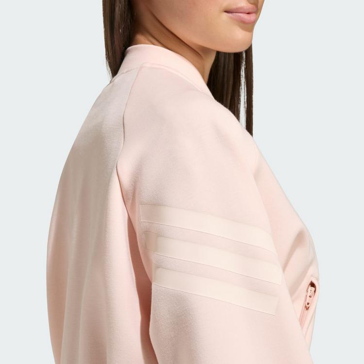 adidas adidas FUTURE ICONS 3-STREIFEN TRAININGSJACKE, Trainingsanzug Kinder - Blush Pink / Pink Tint - 1 | SportScheck