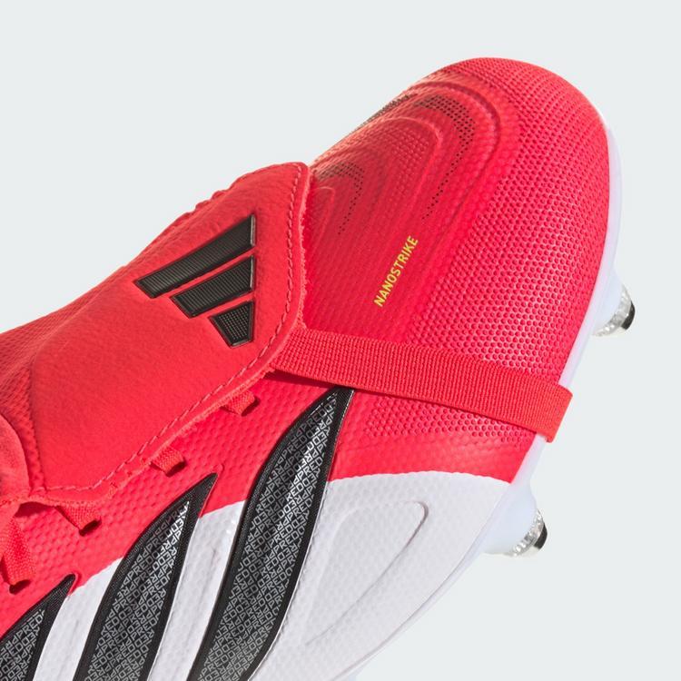 adidas adidas PREDATOR LEAGUE Fold-Over Tongue Soft Fu&szlig;ballschuhe - Lucid Red / Core Black / Cloud White - 6 | SportScheck