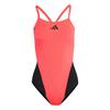 adidas RIPSTREAM TEAM THIN STRAPS C-BACK Badeanzug Damen - Lucid Red / Black