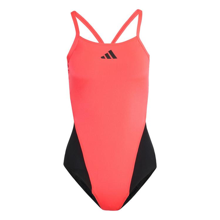 adidas adidas RIPSTREAM TEAM THIN STRAPS C-BACK Badeanzug Damen - Lucid Red / Black - 0 | SportScheck
