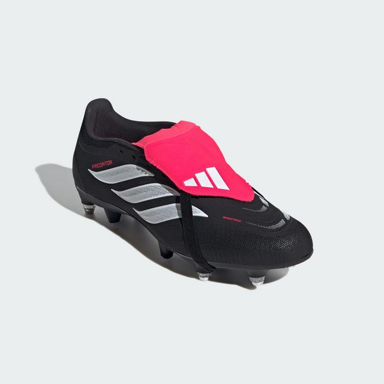 adidas adidas Predator League Fu&szlig;ballschuh, weiche Fu&szlig;ballschuhe - Core Black / Cloud White / Lucid Red - 2 | SportScheck