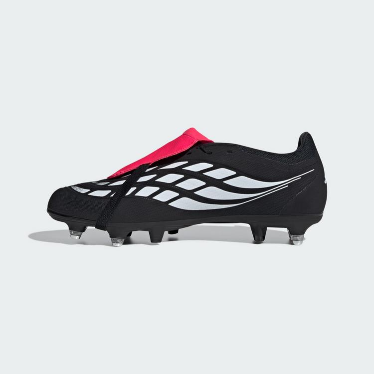 adidas adidas Predator League Fu&szlig;ballschuh, weiche Fu&szlig;ballschuhe - Core Black / Cloud White / Lucid Red - 4 | SportScheck