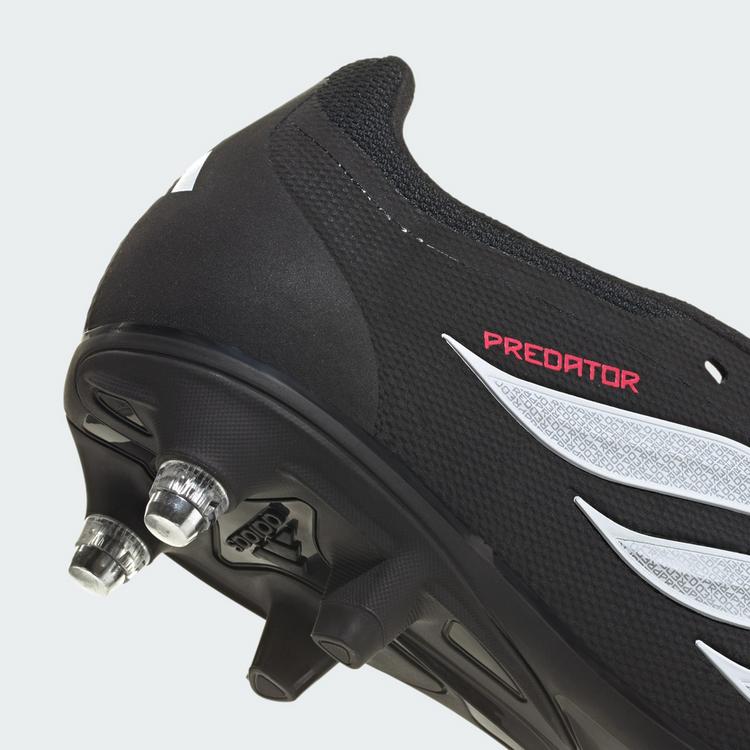 adidas adidas Predator League Fu&szlig;ballschuh, weiche Fu&szlig;ballschuhe - Core Black / Cloud White / Lucid Red - 5 | SportScheck