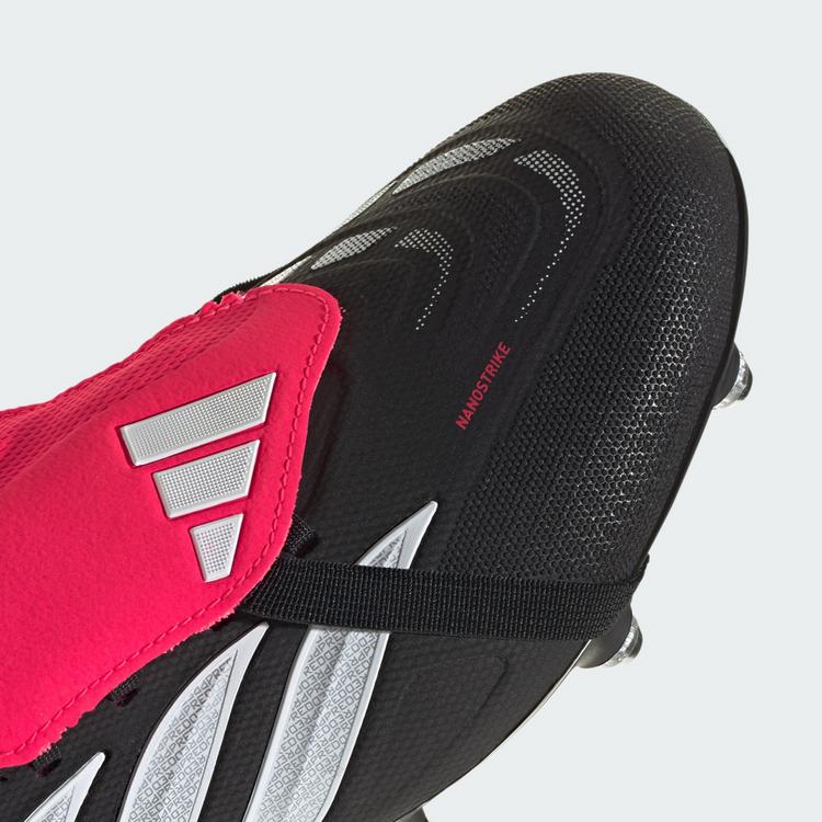 adidas adidas Predator League Fu&szlig;ballschuh, weiche Fu&szlig;ballschuhe - Core Black / Cloud White / Lucid Red - 6 | SportScheck