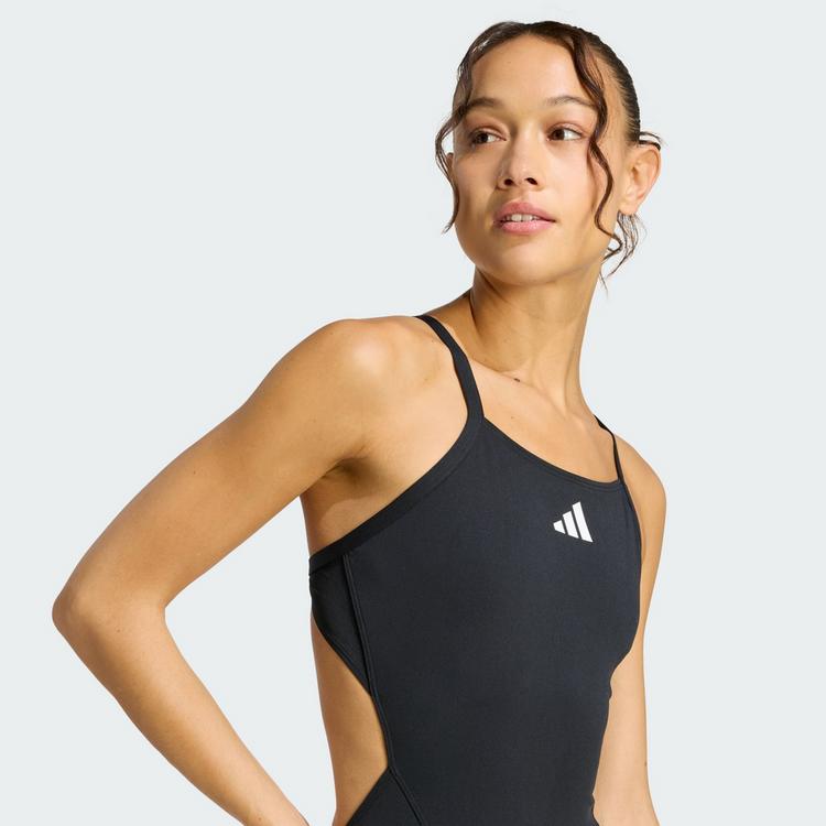 adidas adidas RIPSTREAM TEAM THIN STRAPS C-BACK Badeanzug Damen - Black - 1 | SportScheck