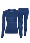 Snocks Thermounterw&auml;sche W&auml;scheset Damen - Dunkelblau