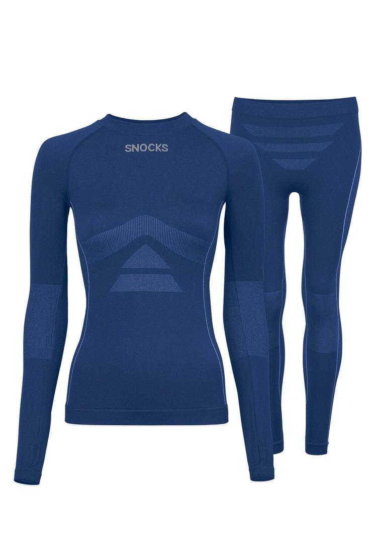 Snocks Snocks Thermounterw&auml;sche W&auml;scheset Damen - Dunkelblau - 0 | SportScheck