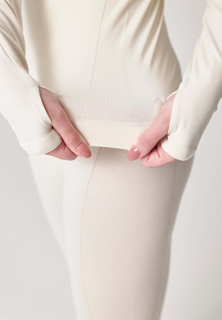 Snocks Snocks Thermounterw&auml;sche W&auml;scheset Damen - Creme - 4 | SportScheck
