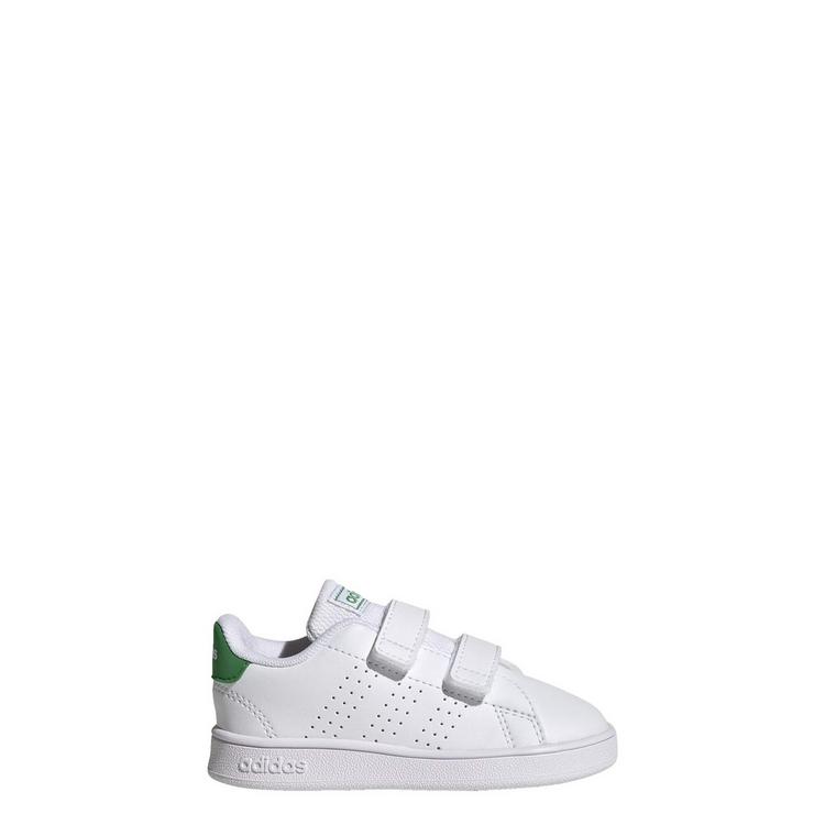 adidas adidas Advantage Lifestyle Court Two Sneaker Kinder - Cloud White / Green / Core Black - 0 | SportScheck