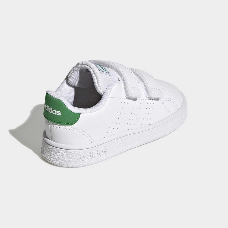 adidas adidas Advantage Lifestyle Court Two Sneaker Kinder - Cloud White / Green / Core Black - 4 | SportScheck