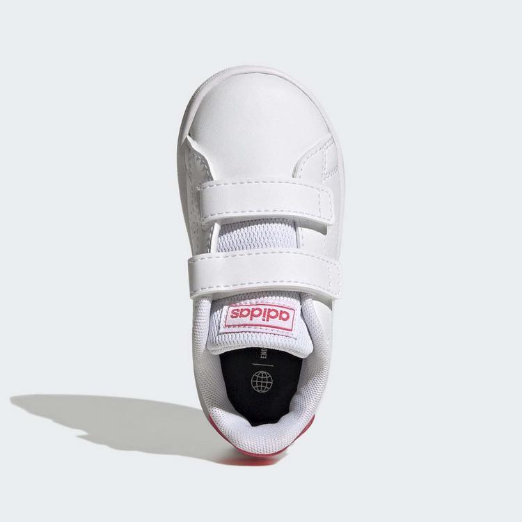 adidas adidas Advantage Lifestyle Court Two Sneaker Kinder - Cloud White / Real Pink / Core Black - 1 | SportScheck