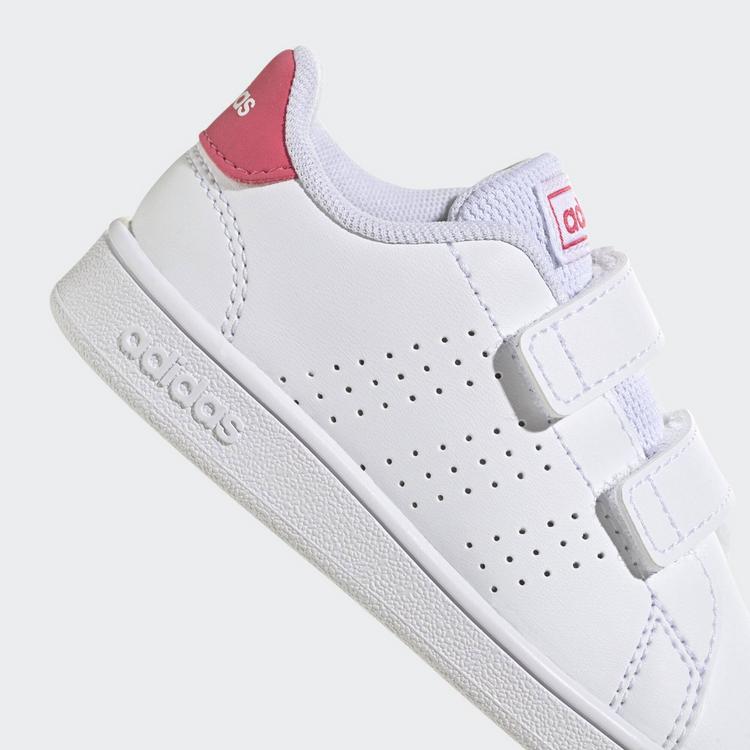 adidas adidas Advantage Lifestyle Court Two Sneaker Kinder - Cloud White / Real Pink / Core Black - 7 | SportScheck