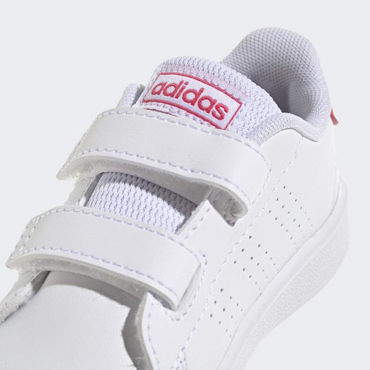 adidas adidas Advantage Lifestyle Court Two Sneaker Kinder - Cloud White / Real Pink / Core Black - 8 | SportScheck