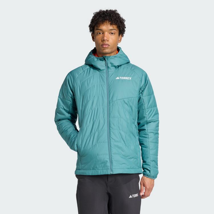 adidas adidas Terrex Multi Synthetic Hooded Outdoorjacke Herren - Preloved Teal - 0 | SportScheck