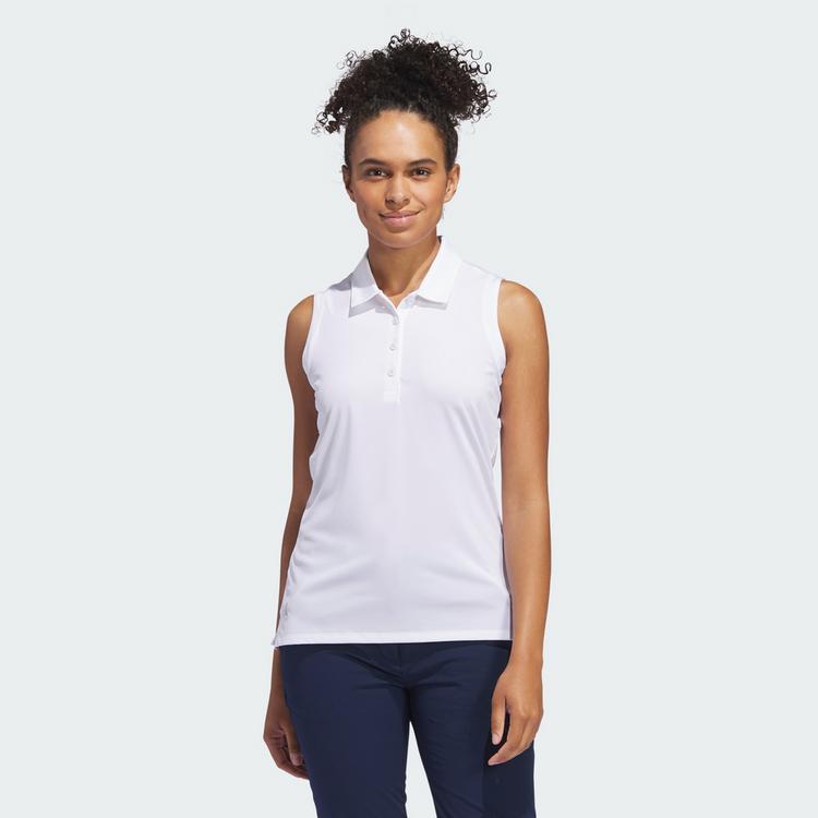 adidas adidas Women's Ultimate365 Solid Sleeveless Poloshirt Damen - White - 0 | SportScheck