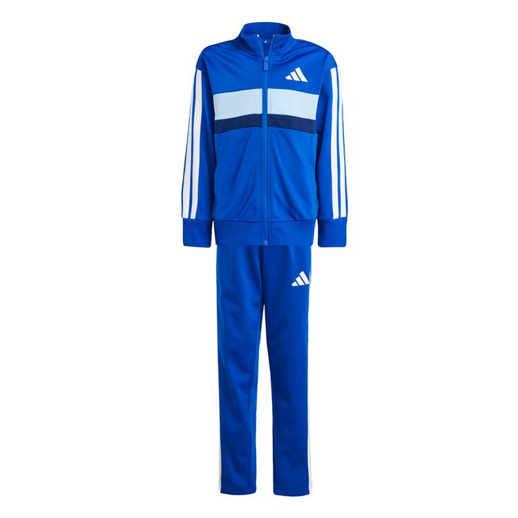 adidas adidas Seasonal Essentials Tiberio 3-Streifen Trainingsanzug Kinder - Royal Blue / White / Glow Blue - 0 | SportScheck