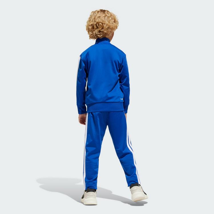 adidas adidas Seasonal Essentials Tiberio 3-Streifen Trainingsanzug Kinder - Royal Blue / White / Glow Blue - 2 | SportScheck