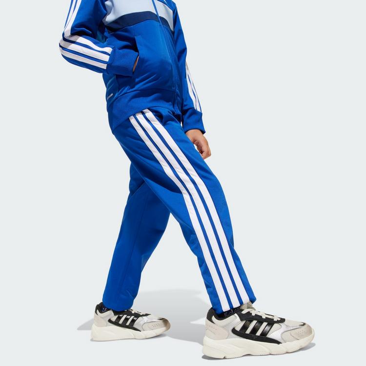 adidas adidas Seasonal Essentials Tiberio 3-Streifen Trainingsanzug Kinder - Royal Blue / White / Glow Blue - 1 | SportScheck