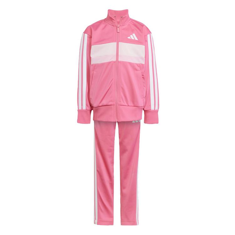 adidas adidas Seasonal Essentials Tiberio 3-Streifen Trainingsanzug Kinder - Pink Fusion / White / Clear Pink - 0 | SportScheck
