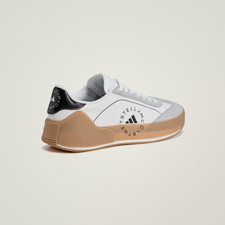 adidas adidas adidas by Stella McCartney Court Boost Fitnessschuhe Damen - Cloud White / Charcoal / Core Black - 4 | SportScheck